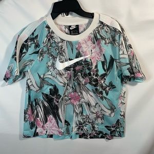 Nike femme cotton jersey floral top